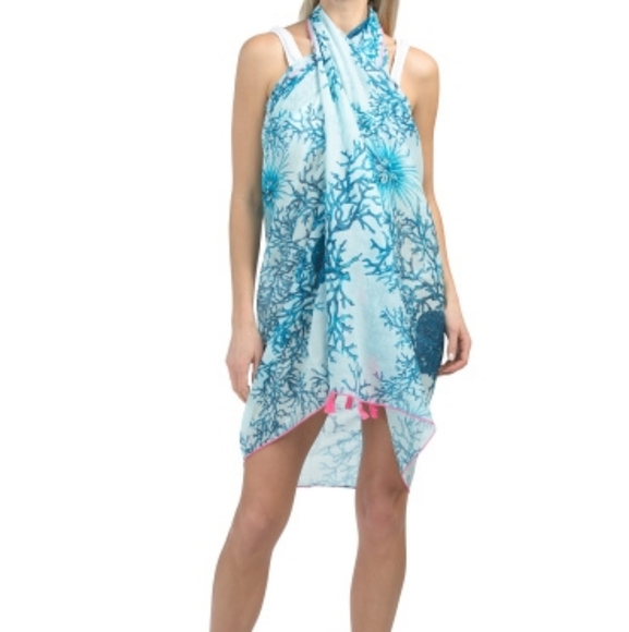 DEBBIE KETZ 100% Cotton Pareo Multi way Co… - Picture 6 of 6